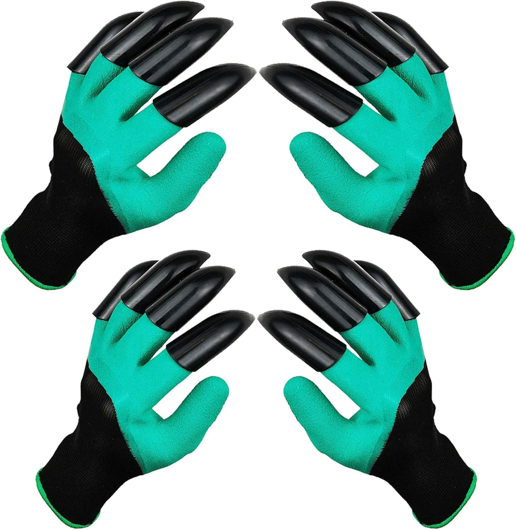 DCCPAA Garden Gloves with Claws,Claw Gardening Gloves for Digging,Planting, Weeding, Seeding-Waterproof for Men and Women