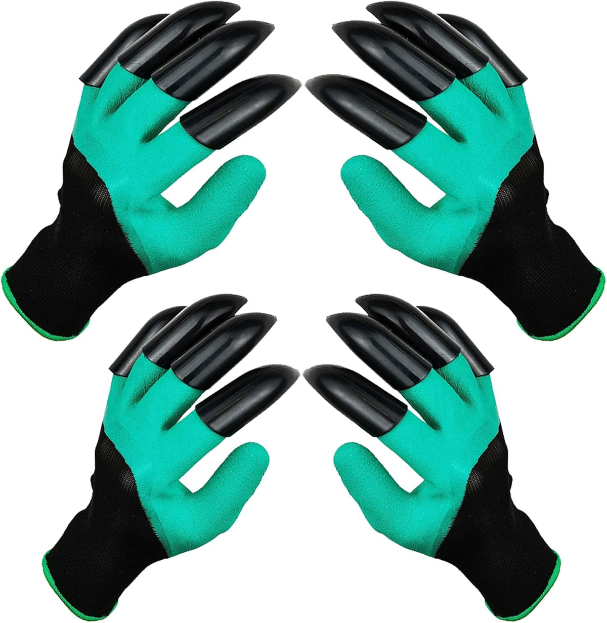 DCCPAA Garden Gloves with Claws,Claw Gardening Gloves for Digging,Planting, Weeding, Seeding-Waterproof for Men and Women