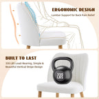 GarveeHome Dining Chairs Set of 4 with Cozy Backrest/Wooden Legs | Dining Chairs Set of 4 with Cozy Backrest/ Wooden Legs No tools Needed