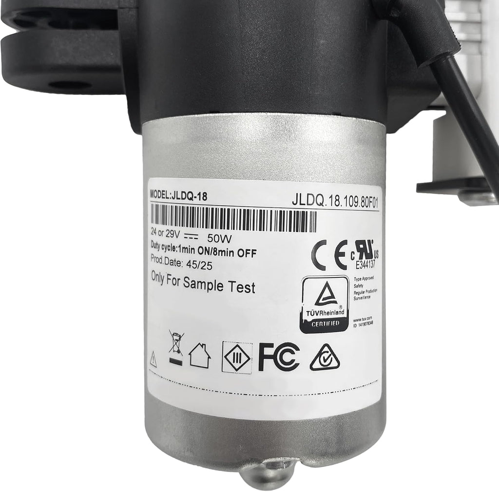 Motor Model JLDQ-18 JLDQ.18.109.80F01 Replace JLDQ-12B JLDQ.12.109.80 | 1 Connector Stroke 80mm Linear Actuator for Electric Sofa Lift Chair Power Recliner Parts Replacement