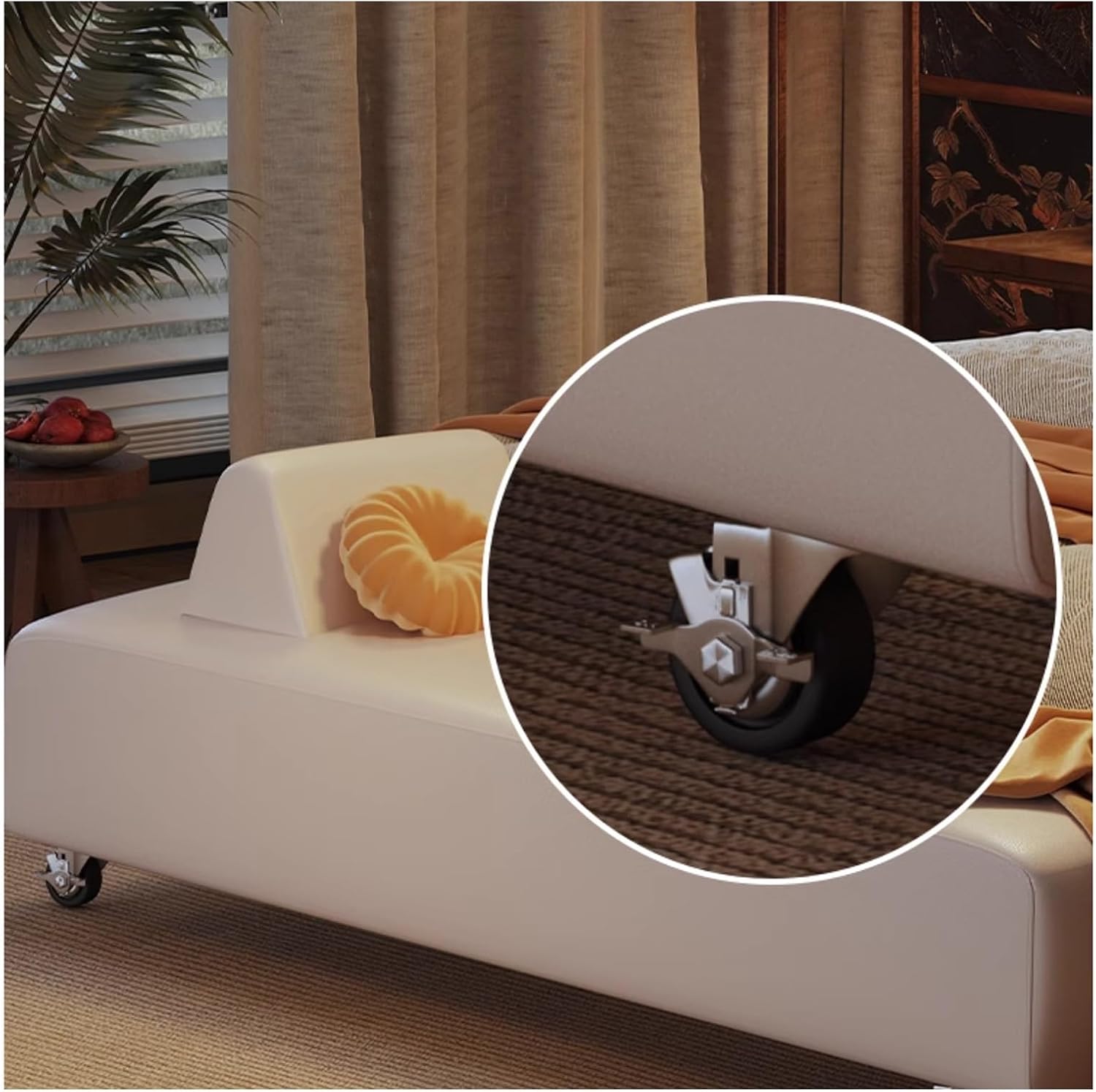 Modern Bedroom Bench, Entryway for Living Room End of Bed Accent Ottoman Entryway(120 * 40 * 55cm)