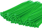 14 Inch Zip Ties Green 1000 PCS, 40 Lbs- Heavy Duty Tensile Strength, Nylon PA66 UV Resistant Cable Ties for Indoor and Outdoor Use - Ideal for object bundling and fastening