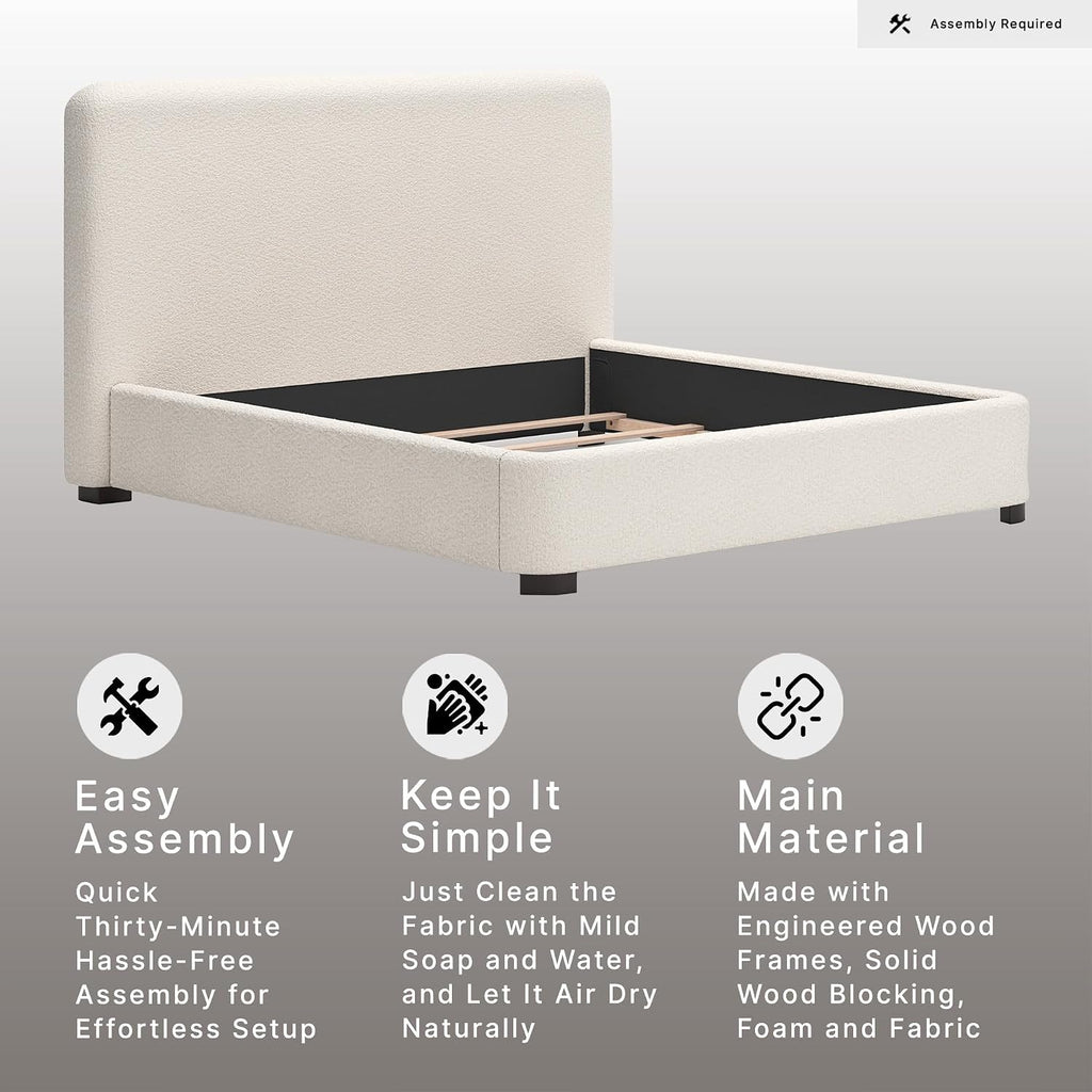 Signature Design by Ashley Brandinlane King Upholstered Bed Frame