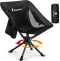 Portable Camping Chairs for Adults, Comfy Folding Camp Chair | 3.5 lbs Lightweight, 10 Seconds Quick Setup, Side Pocket, Storage Bag Easy to Carry for Outdoor Sporting, Holds up to 330 lbs