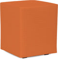 Howard Elliott Collection Universal Cube Ottoman with Cover, Multipurpose Padded Side Table, Footstool and Square Seating Ottoman for Living Room, Office or Bedroom, 18 x 18 x 20 Inch, Seascape Canyon