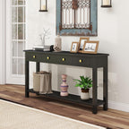 Kinfant Console Table - Entryway Table Sofa Table Hallway for Living Room, Front Hall, Couch (Drawer Handle Style 4)