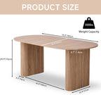 70.8" Modern Dining Table for 6 8 People Farmhouse Kitchen Dinner Table with Large Tabletop Dining Room Table for Dining Living Room Apartment Office Home (Natural)