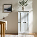 Small Kitchen Pantry Cabinet,White Storage Cabinet Dining Room,Small Food Pantry Cabinet with Doors & Adjustable Shelves,Kitchen cupboards