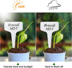 Plant Labels 120pcs with Garden Plant Markers Pen of Outdoor Waterproof,T-Type Plant Tags and Permanent Marking Pen, Garden Labels Gardening Gifts for Women Men