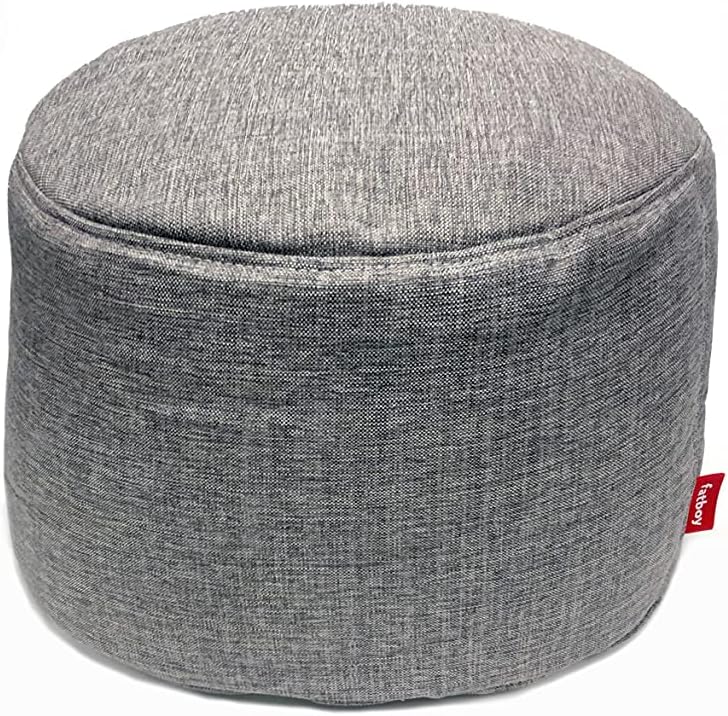 Fatboy Point Outdoor Pouf Ottoman, Rock Grey