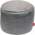 Fatboy Point Outdoor Pouf Ottoman, Rock Grey