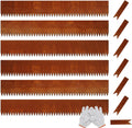 Corten Steel Landscape Edging, 40" L x 6" H, 15 GA Thickness, 6 Pack + 7 Stakes, Enhance Garden, Yard, Park, Lawn, Plants & Vegetables w/Long-Lasting Rust-Finish Cor-Ten Edging