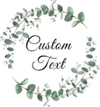 Custom Stickers for Weddings, Birthdays & Businesses - Personalized Labels with Your Logo - Waterproof, Fade and Heat Resistant - Pack of 100-1000 (Wreath J, 3 Inch)