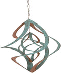 Red Carpet Studios The Original Double Helix Cosmix Wind Spinner, 14-Inch, Copper and Patina