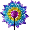 Large Wind Spinners Outdoor,Wind Spinner for Yard Metal Wind Sculptures & Spinners 82.8 Inch Windmill Kinetic Yard Art for Patio,Lawn & Garden Decor