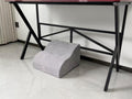 Version that Modern Pouf Ottoman,with Washable Cover.Relax Stool,Floor Poufs for Couch,Foot Rest for Under Desk at Work.for Living Room,Bedroom,Patio,Perfect to Rest Your Feet (White)