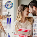TUOKING Wind Chimes for Outside Butterfly Wind Spinner Windchimes Hanging Decoration for Outdoor Yard Garden Patio, Unique Gift for Mom,Women,Chimes Lovers