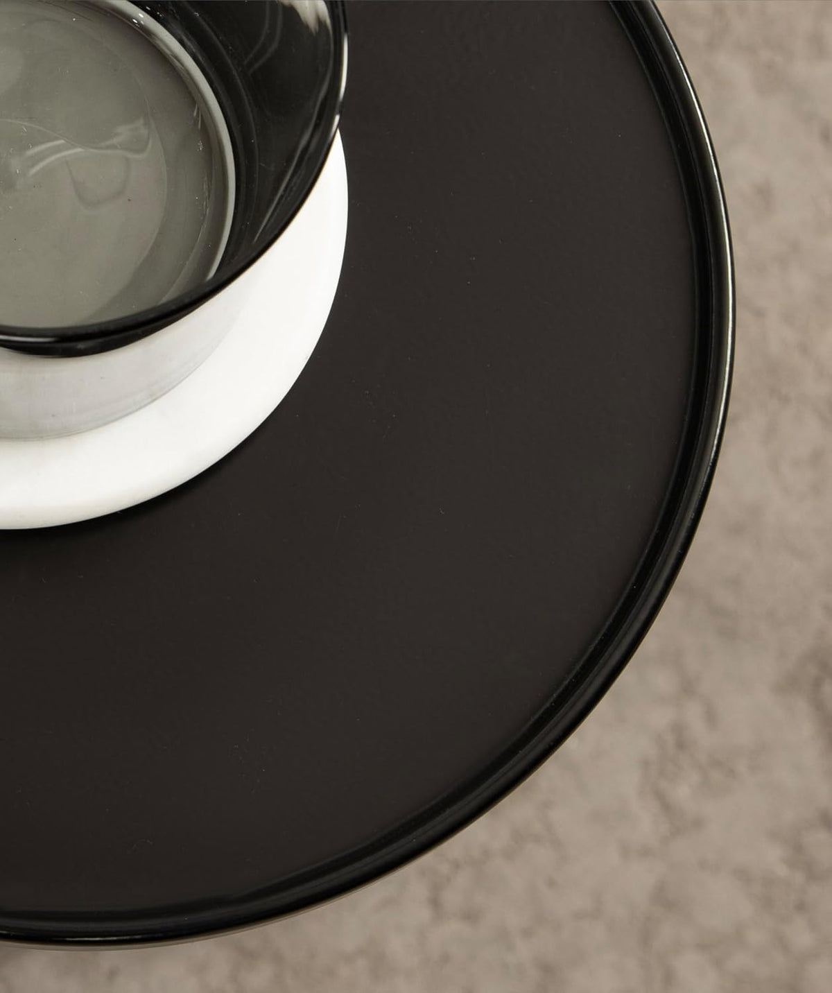Kate and Laurel Frisk Modern Round Metal Drink Table, 8 x 8 x 23, Black, Metal Martini Table with Pedestal Design for Use as Small Indoor Plant Stand or Living Room Accent