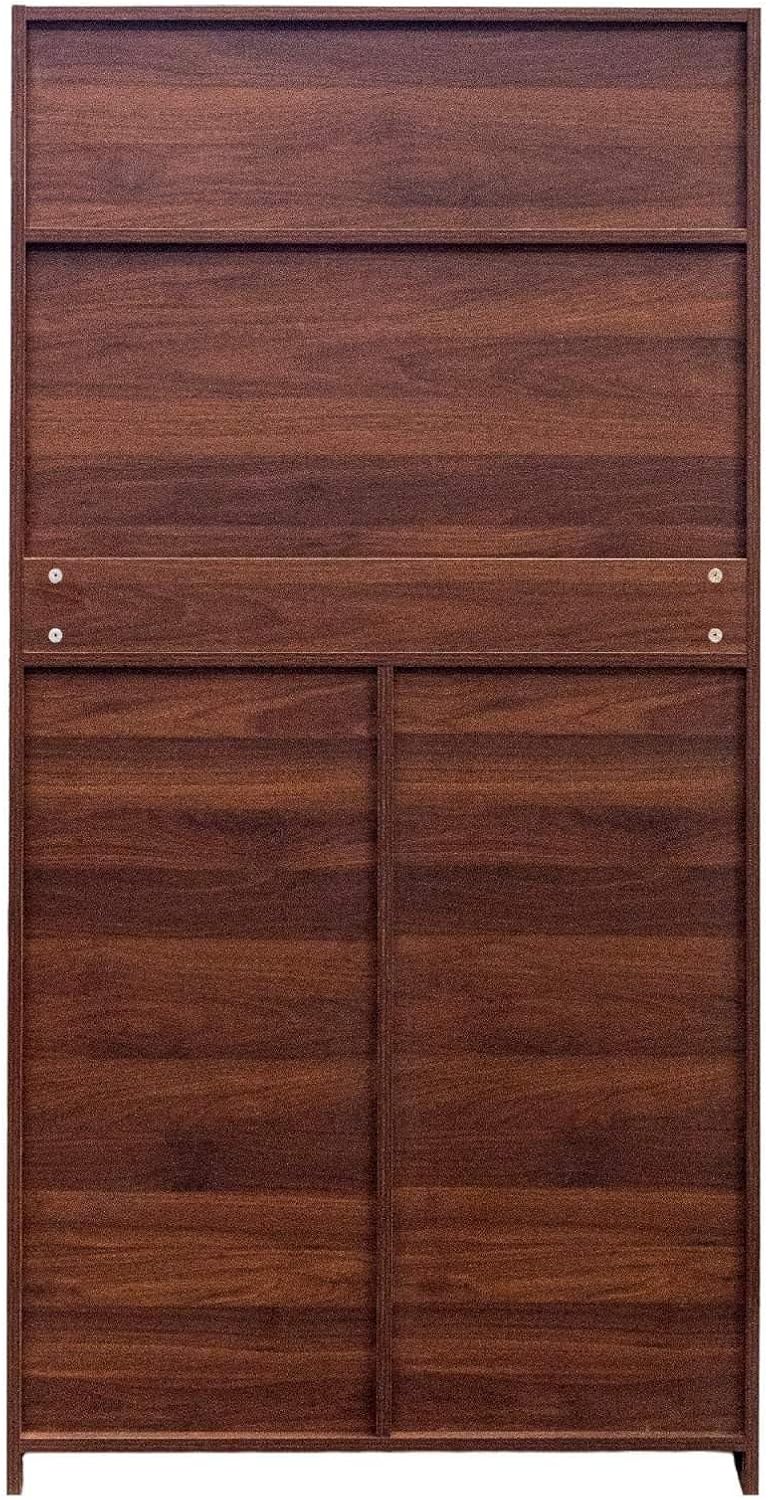 Kitchen Pantry Cabinet with Doors & Shelves, 62.8" Freestanding Cupboard | 180° Door Opening, 5-Layer Inner Door Shelves, Particle Board & MDF Construction, Melamine Finish, Easy Maintenance
