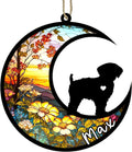 Personalized Dog Memorial, Custom Name Yorkipoo Dog Christmas Ornament with Name, Custom Breeds, Pet Loss Light Catcher, Gifts for Lovers Loss of Pet Sympathy on Mothers Day Christmas