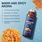 Frankincense & Myrrh Essential Oil Roll-On 10ml - 100% Pure, Natural Oil for Aromatherapy & Skin Care - Nexon Botanics