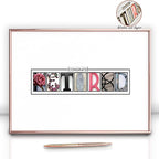 Framed Retirement Decorations Guest Book for Womens 12"x16" Rose Gold Frame - Window Cut Design - Including Gold Pen & Acrylic Glass - Retired Party Decor Gifts for Her