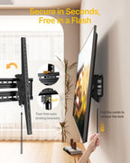 monTEK Heavy Duty Tilting TV Wall Mount for 50-100 Inch TVs up to 220lbs | 4X Safety Tested, 15° Tilt, Fits 16/18/24" Wood Studs, Max VESA 900x600mm, Living Room, Bedroom, Home Theater, Commercial Use