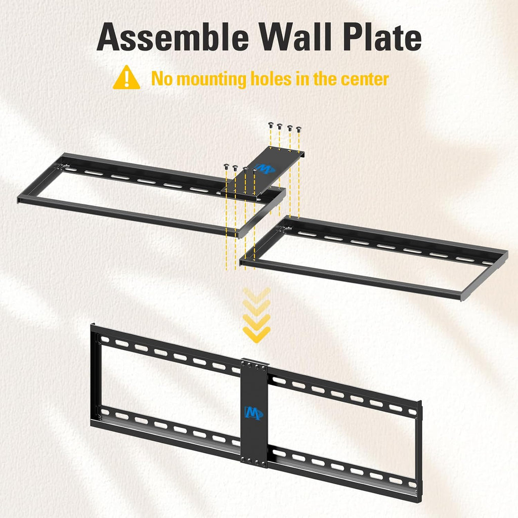 Mounting Dream Advanced Tilt TV Wall Mount for Most 42-90 Inch Flat TV | Universal TV Wall Mount Bracket with Full Extension up to 7 inch, Fits 16", 24", 32" Studs, Max VESA 800x400mm and 120LBS