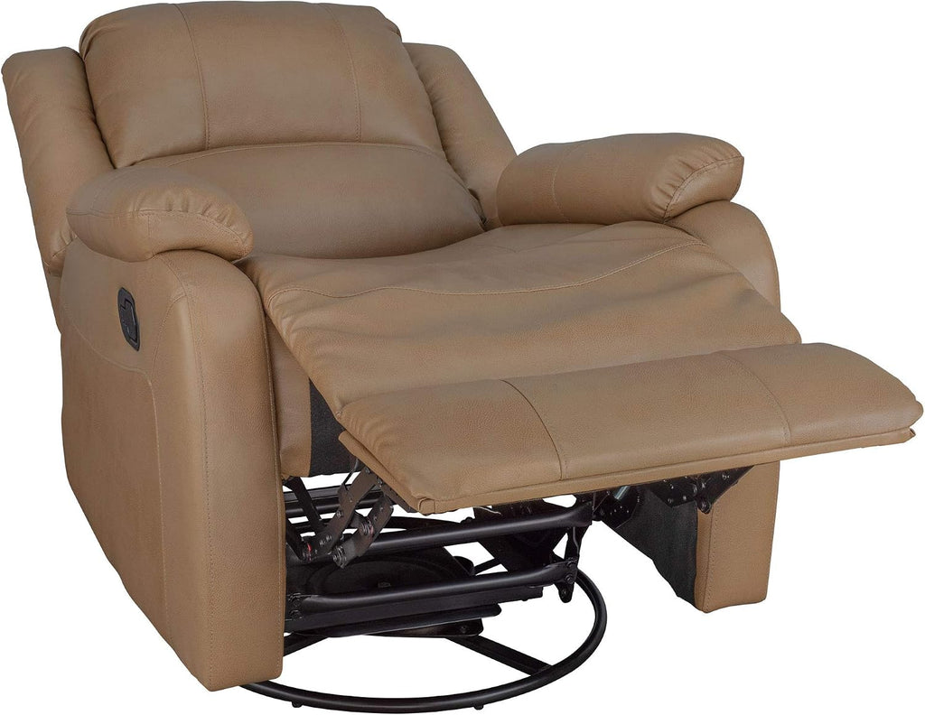 RecPro Charles Collection | 30" Swivel Glider RV Recliner | RV Living Room (Slideout) Chair | RV Furniture | Glider Chair (Toffee, 2-Pack)