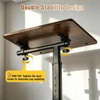 facka Adjustable Height TV Tray Table for Couch Eating, Laptop Small Spaces
