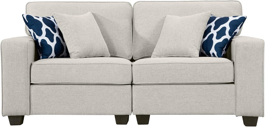 Legend Vansen Modular Sectional Sofa L Shaped Couch with Ottoman Modern Reversible Corner Sectional Couch for Living Room