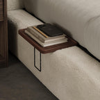 VMU King Size Upholstered Platform Bed Frame with Headboard for Bedroom