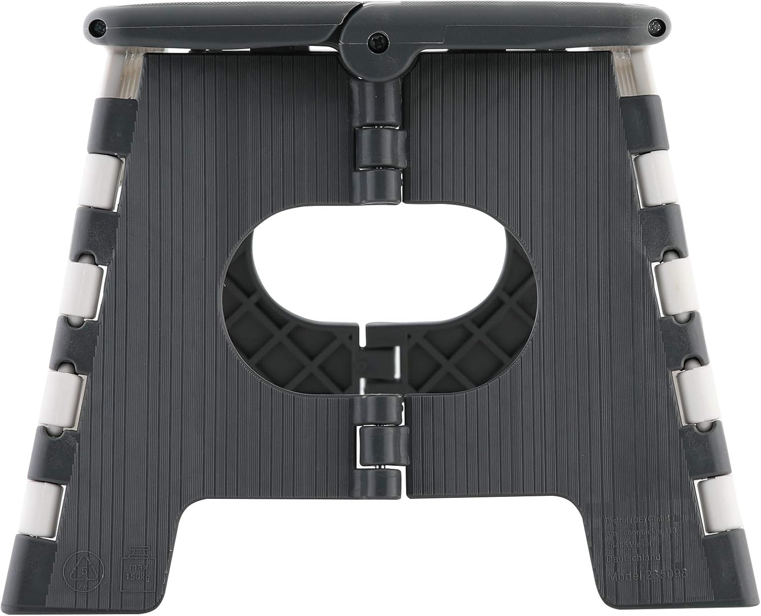 axentia Klapphocker, aus Kunststoff, Faltbarer Tritthocker stabil bis 150 kg, farblich sortiert
