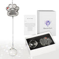 Pet Memorial Gifts for Loss of Dog Cat, Dog Memorial Crystal Suncatcher, Pet Passing Away Sympathy Gifts for Pet Lovers, Dogs Remembrance Rainbow Maker Ornament for Window Hanging, Garden, or Patio