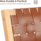 Soohow Wood Folding Chairs, Foldable Chairs Chairs Wooden Indoor Stackable Dining Chairs for Kitchen & Dining Room Chair Woven Seat & Webbing Back, Dining Chair Set of 2