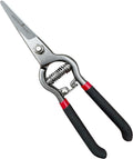 Garden Guru Classic Bypass Pruning Shears Clippers – Heavy Duty Forged Steel Garden Pruners – Safety Lock – Non Slip Comfort Grips – Cuts up to 1” Diameter – Professional Bypass Pruners for Gardening