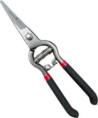 Garden Guru Classic Bypass Pruning Shears Clippers – Heavy Duty Forged Steel Garden Pruners – Safety Lock – Non Slip Comfort Grips – Cuts up to 1” Diameter – Professional Bypass Pruners for Gardening