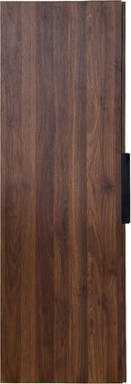 Brown Freestanding Kitchen Pantry Cabinet with Doors & Shelves - 5-Tier Storage Cupboard & Sideboard Buffet with Adjustable Shelves, Wood Grain Pantry Organizer for Kitchen, Dining Room, Living Room