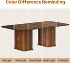 78.7" Long Rectangle Dining Table with Fluted Storage Legs for 6/8/10, Farmhouse Dinner Tables with Large Tabletop, Storage Shelves and Sliding Tambour Doors for Dining Room, Kitchen, Living Room
