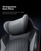 AutoFull M6 Gaming Chair, Ergonomic Office Chair with Ventilated Heating, AUTO Dynamic Tracking Lumbar Support, 6D Adjustable Armrests and Footrest
