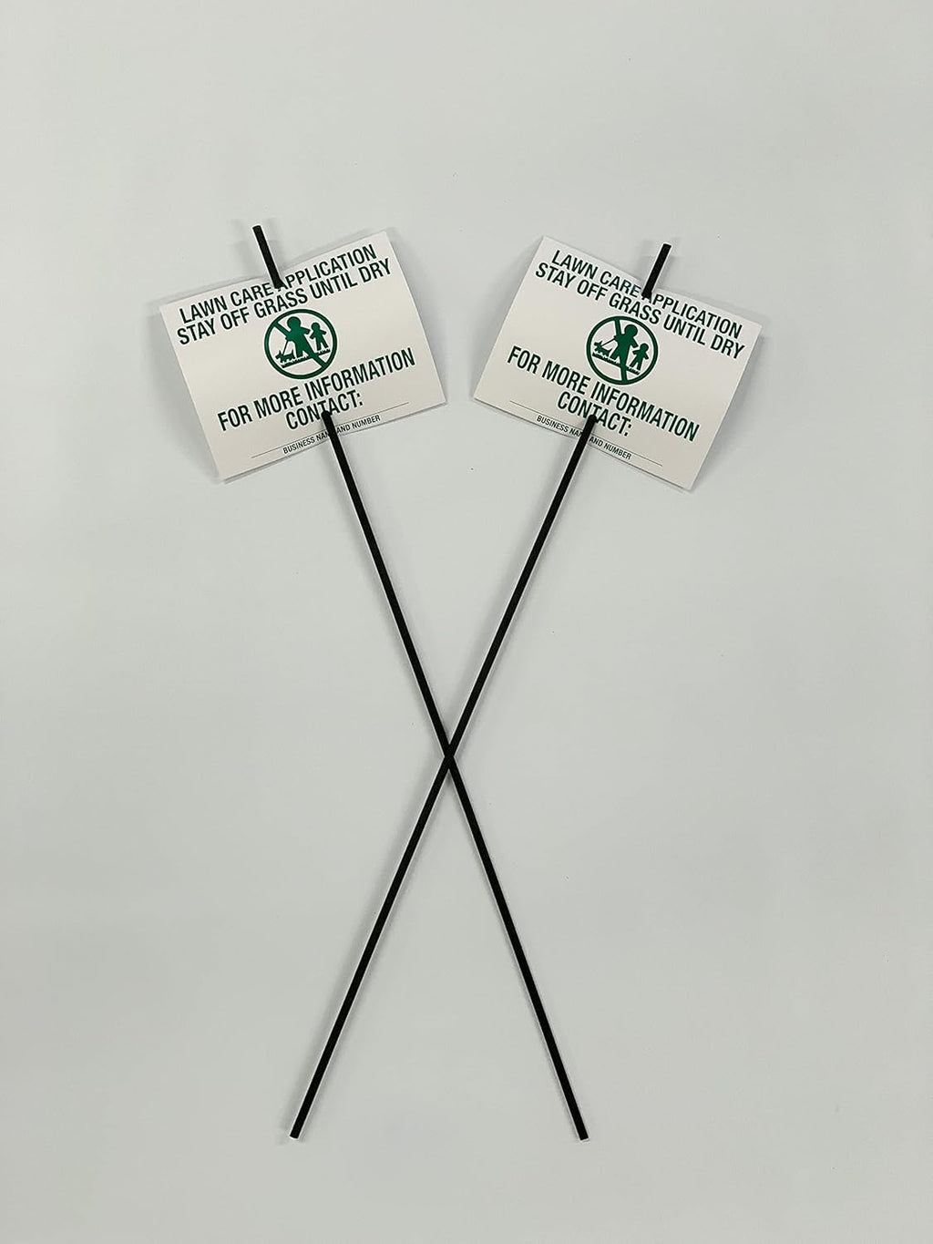 Lawn Treatment Application Stakes & Illinois Signs (Economy Style Stake / 500 pc. Pack)