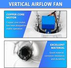 Vertical Ventilation Airflow Fan - Greenhouse Axial Circulation VF500-FloFan 120 Volt