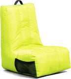 Big Joe Video Lounger Bean Bag Chair, Lime Punch Smartmax, 2 feet | Polystyrene Bean Filled, Refillable, Nylon Polyester, Safe for Kids Ages 3 and Up, Supports Up to 250 lbs, Perfect for Gaming