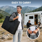 Folding Camping Kitchen Table Storage Bag for GCI Outdoor - 600D Waterproof Cook Station Carry Bag for Folding Picnic/Camp Tables with Durable Zipper, Foldable Table Carry Cover, 35 L x 6" W x 22" H