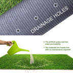 Petgrow Synthetic Artificial Grass Turf Lawn 15 x 71ft, 1.38" Outdoor/Indoor Fake Grass Rug Astroturf for Dogs,Faux Grass Rug with Drainage Holes/Custom Size Provided