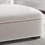 Modern Bed End Stool Bedside Modern Bedroom Leather Couch Cloakroom Long Bench Entryway(Light Gray)