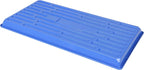 SUNPACK 10" x 20" Heavy Duty Shallow Plastic Seed Starting Tray, Blue, 1" (Pack of 10) - No Drainage Holes, Perfect for Greenhouses or Indoor Gardening
