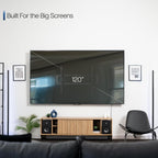VIVO Black TV Wall Mount with Tilt for 60 to 120 inch Screens, MOUNT-VW120T | Heavy Duty Steel, Tilting TV Wall Bracket fits LCD LED Curved and Flat Panel Screens, Max VESA 900x600mm, Holds 264 lbs