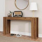 Spaco 63'' Narrow Long Console Table,Farmhouse Entryway Table Sofa Table with Storage,Wood Behind Couch Table for Living Room, Hallway,Foyer
