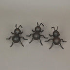Set of 6 Cast Iron Ant Sculptures Home Garden Decor Metal Outdoor Statue Yard Art